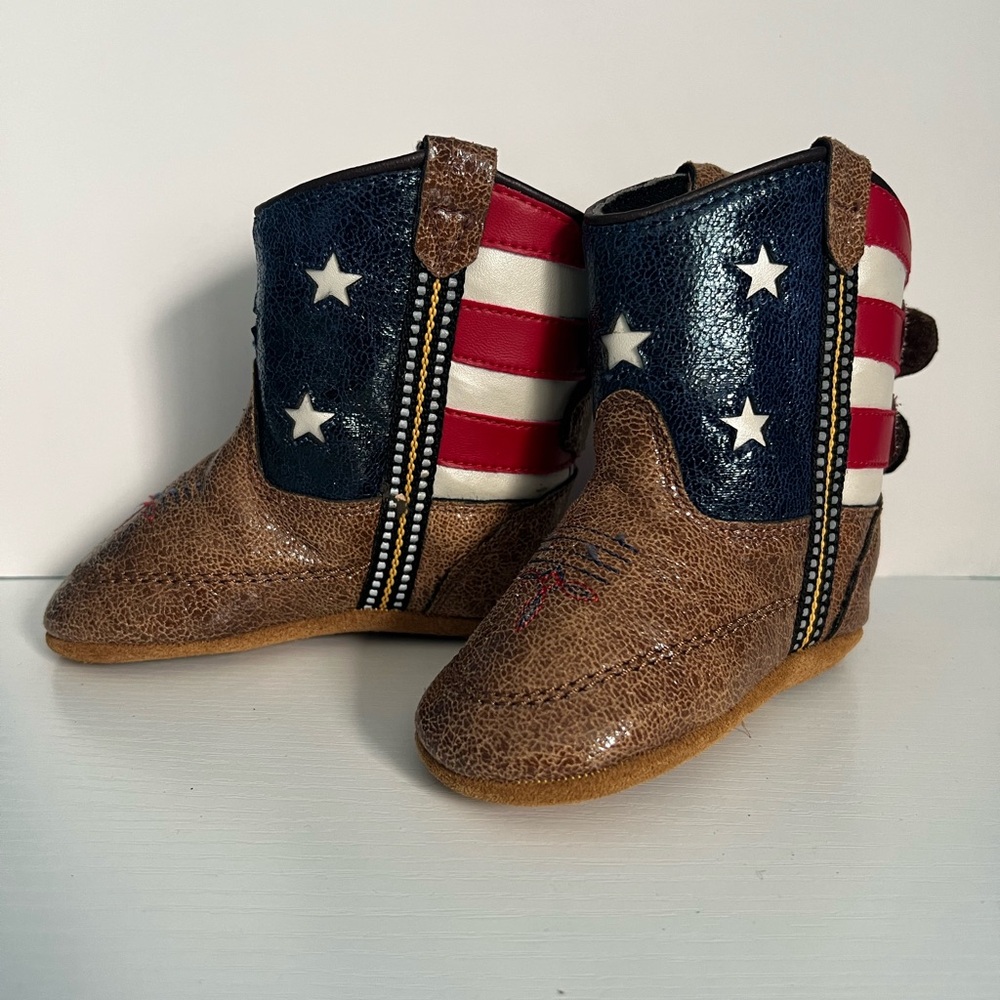 Boot Barn Infant Flag Poppet Western Boots